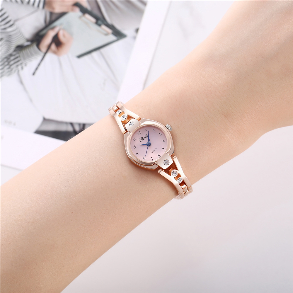 Online celebrity ins personalized diamond Women's bracelet bracelet watch korean fashion quartz watch student watch women