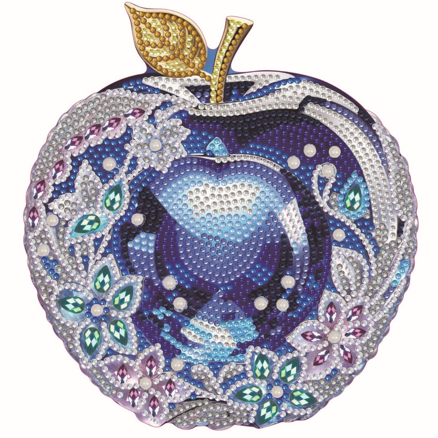 Diamante de bricolaje hecho a mano transfronterizo dibujo punto diamante 5D placa de yeso tridimensional adorno de juguete dinosaurio dibujos animados pintura infantil