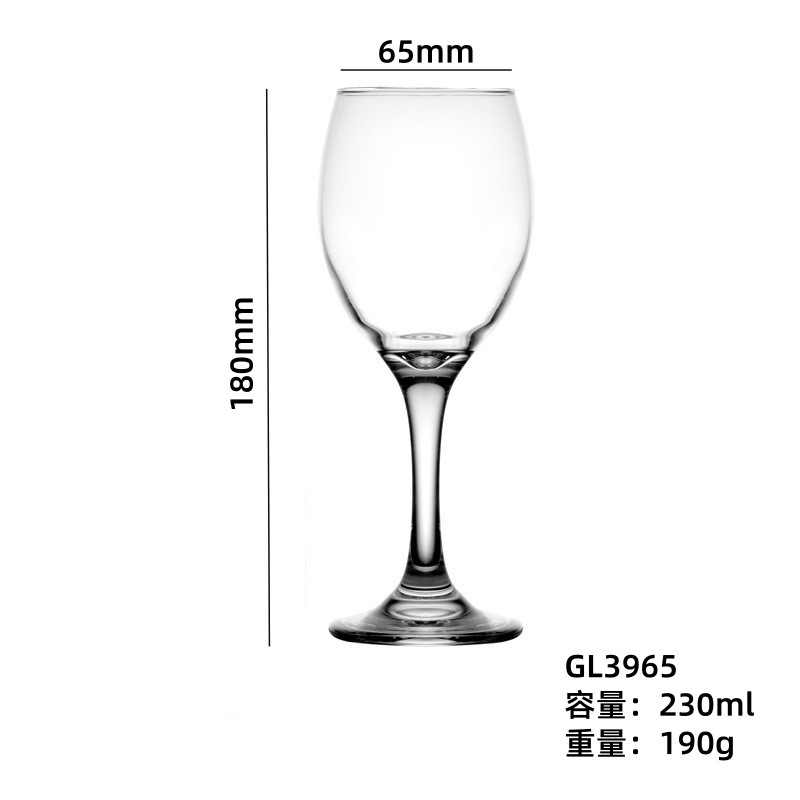 Taza de vino integral Taza de pie alto Taza de champán Taza de cerveza Taza de vino Taza de vino Impresión de logotipo de comercio electrónico