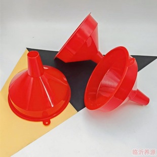 Lace Funnel Medium 16cm Red Single Large Funnel Oil Funnel Oil Tool Plastic Oil Funnel