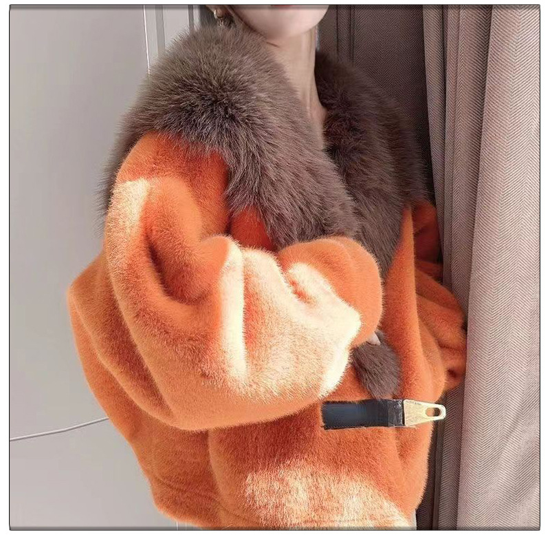 Dames imitatiebont jas herfst en winter in celebrity stijl_voghion.com