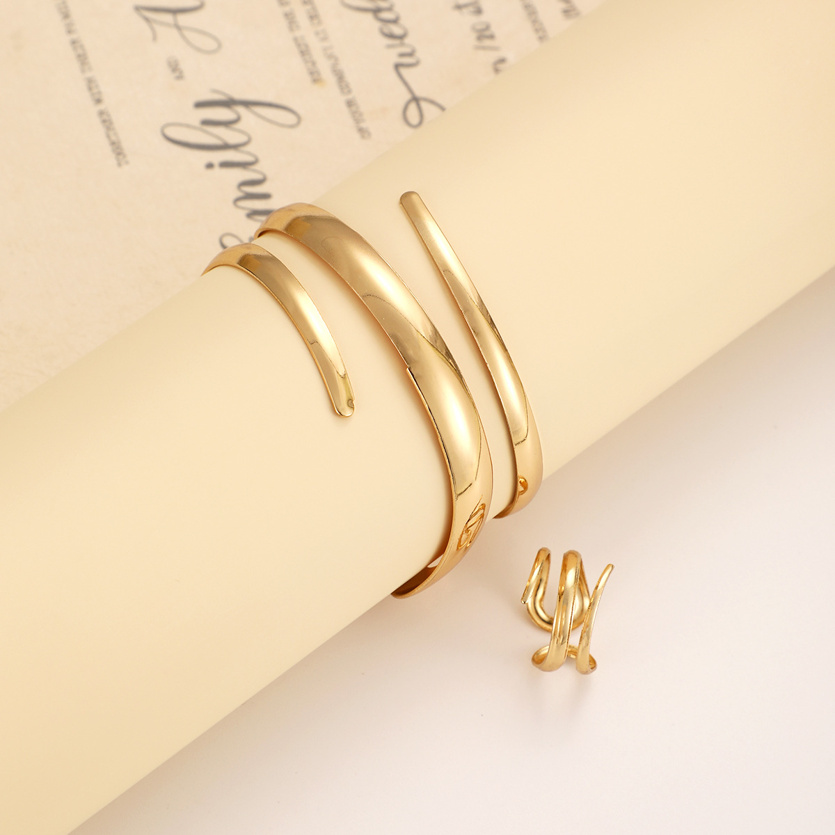 Minimalist Stackable Ring Set With Cubic Zirconia For Women_voghion.com