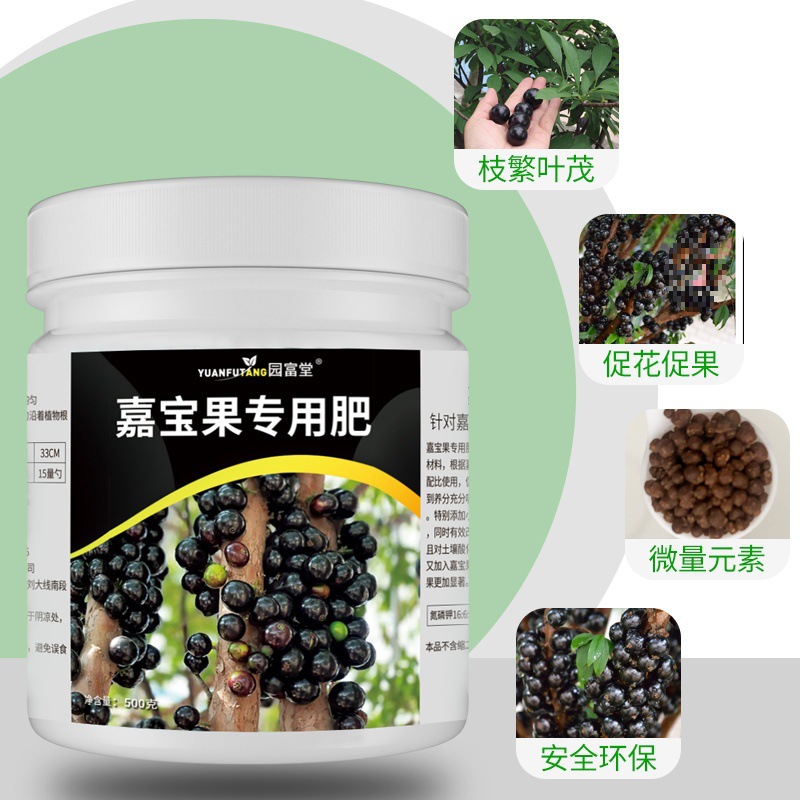 批发嘉宝果肥料树葡萄缓释肥催花复合颗粒营养有机肥果树珍宝