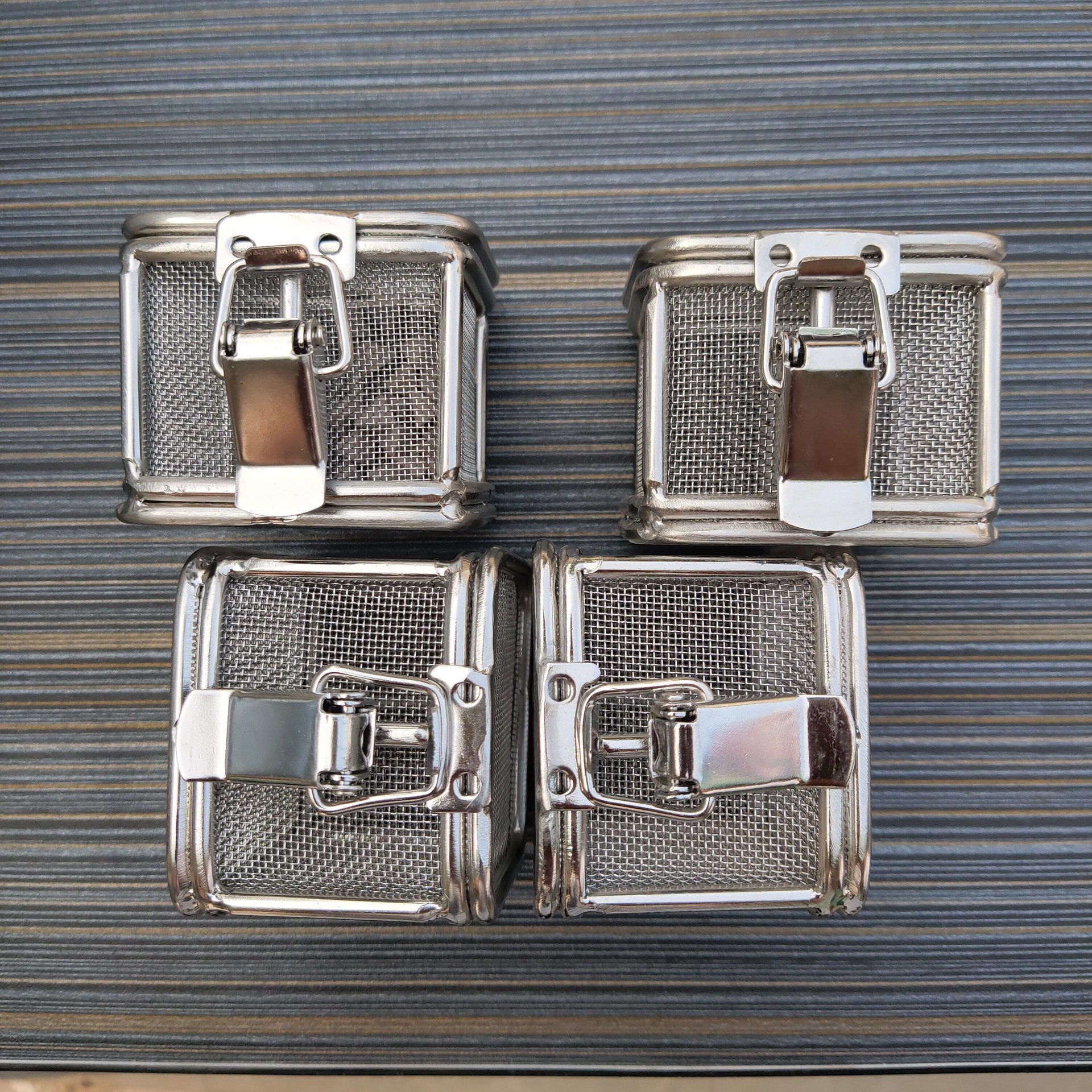 304不锈钢清洗网筐网篮 器械消毒筐定 精密器械盒 牙医骨科专用筐