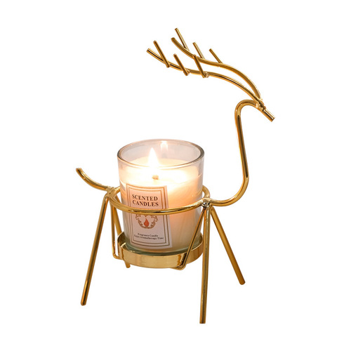 Table Iron Candle Holder, Luxurious Valentine's Day Decor, Candlelight Dinner Prop, Nordic INS Atmosphere Arrangement, Romantic