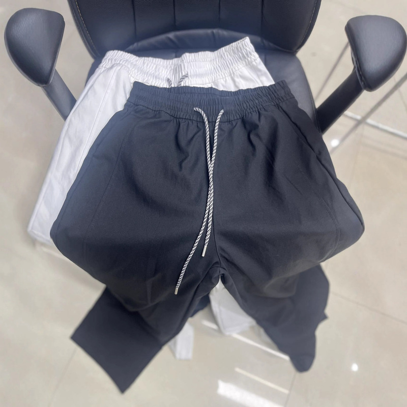 松紧腰百搭休闲气球哈伦裤女2025春秋季高腰显瘦宽松弯刀裤奶奶裤|undefined
