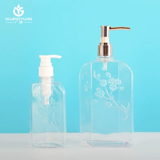 厂家定制 250ml-500ml洗发水分装瓶沐浴露瓶PETG身体乳瓶洗手液瓶