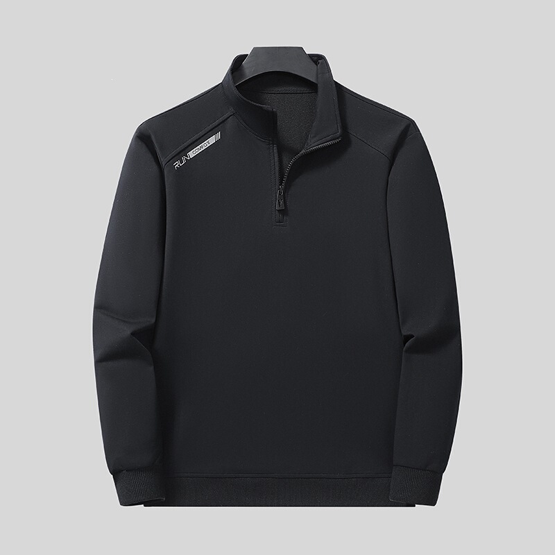 25 Autumn New Cross-Border Men's Stand-Up Collar Sweatshirt Jacket Half-Zip Sweatshirt Base Layer Long-Sleeve T-Shirt Pol 25 Autumn New Cross-Border Men's Stand-Up Collar Sweatshirt Jacket Half-Zip Sweatshirt Base Layer Long-Sleeve T-Shirt Pol
