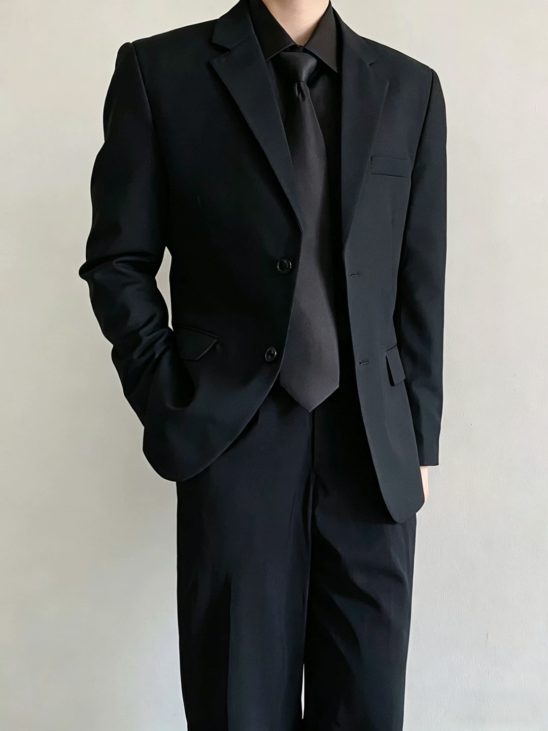 Мужской классический костюм, для студентов, slim fit, стиль высшего качества