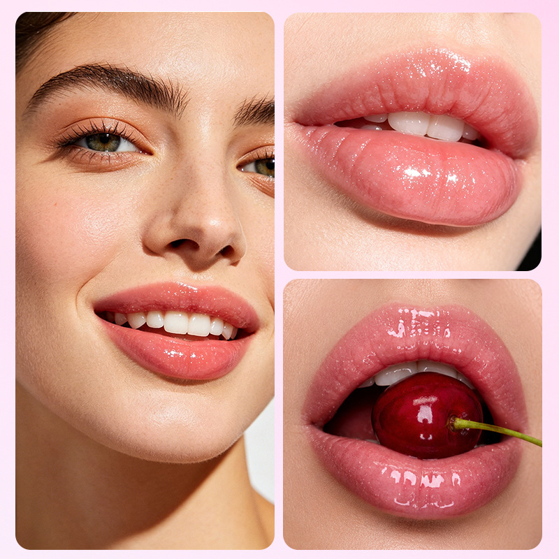 Explosiones transfronterizas de brillo perla esmalte labial decolorante miel de agua humectante labial líquido lápiz labial diseño libre