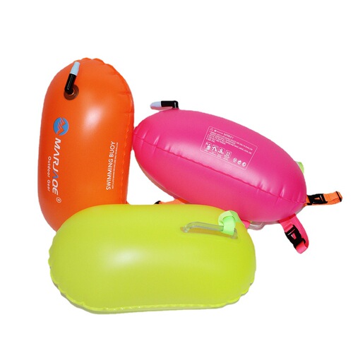 MARJAQE Instant Float Anti-Drowning Buoy with Trail Ball Insect Single Airbag Swim Float Thickened Buoy