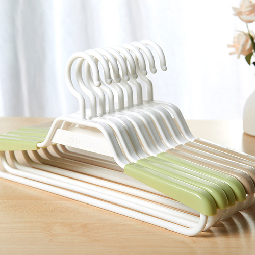 茶花衣架成人大衣架宽肩无痕衣架可伸缩衣架西装架防滑儿童衣架