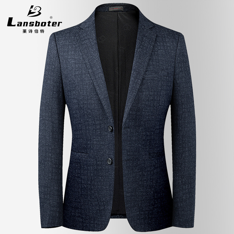 Leisibert Suit Men's Autumn and Winter New Korean Style Elastic Men's Casual Small Suit Men's Slim-fit Suit Jacket