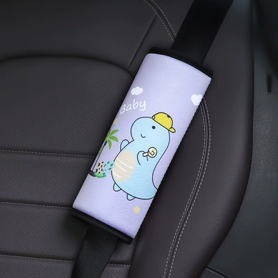 Shoulder Protector Baby Sleeping – Seat belt shoulder pad - dinosaur-baby-thick-shoulder-pads