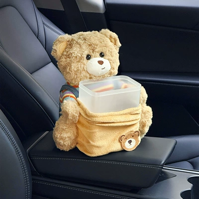 and Trash Can Two-In-One Car: Car tissue box/set