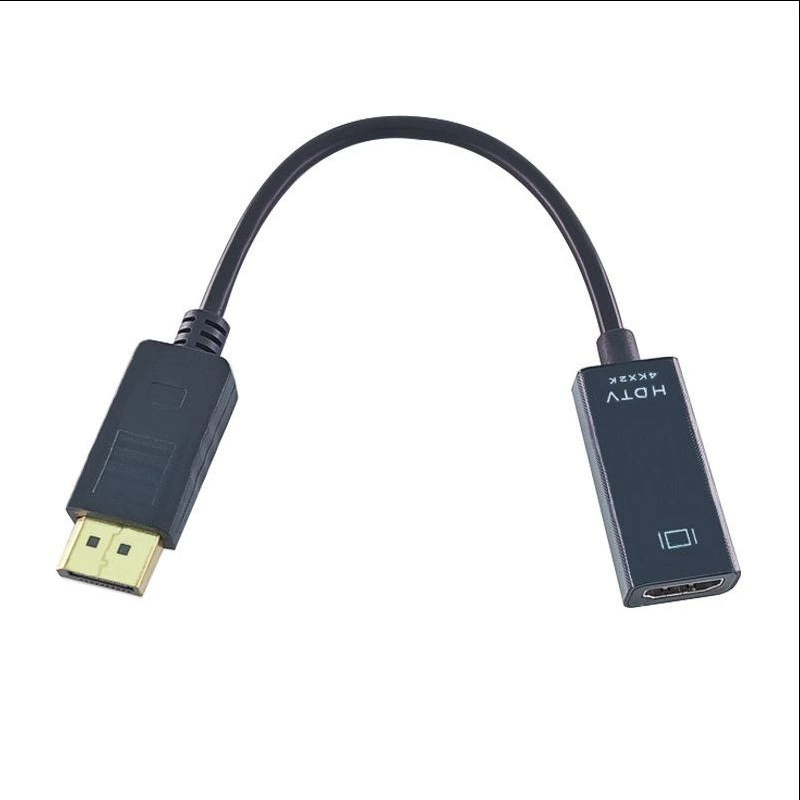Адаптер DP → HDTV для видеокарты ПК, кабель для подключения монитора, 4K высокое разрешение, конвертер DP в HDTV