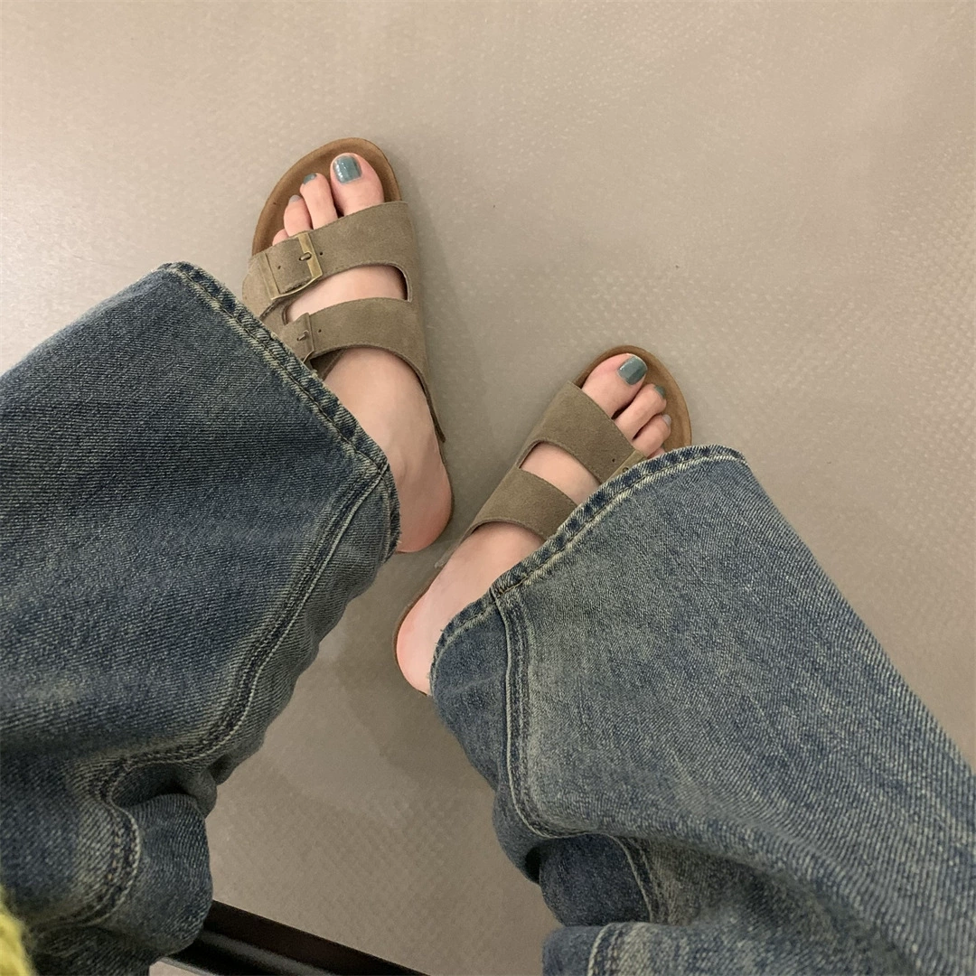 Платформенные сабо, обувь в стиле Birkenstock Boston, повседневные тапочки, подходящие для улицы, весенняя коллекция 2025, тренд сезона