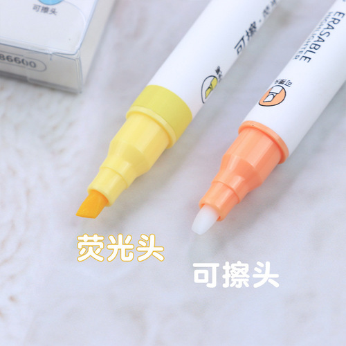 New Tianzhu Washable Colorful Fluorescent Double-Ended 6-Color Highlighting and Marking Pen for Students, School Use, and Doodling