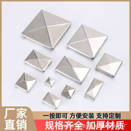 不锈钢方管内塞免焊接堵头方形快速封口盖装饰堵帽封头盖管帽塞头
