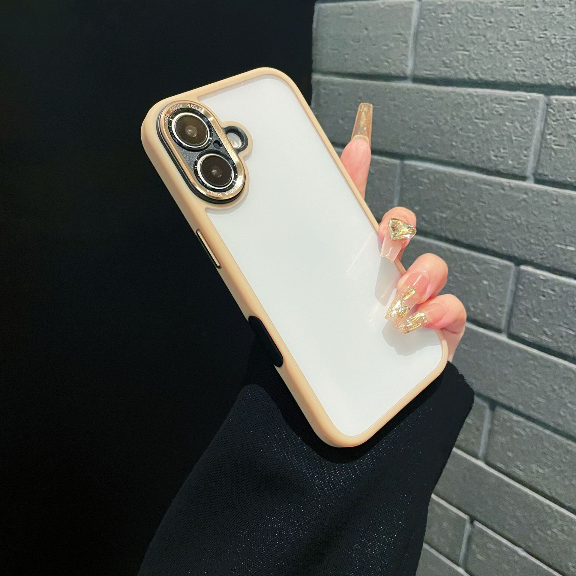Escudo fino simple y transparente con succión magnética para iPhone14 Apple 16ProMax funda para teléfono móvil 15 pareja 13 duro 16