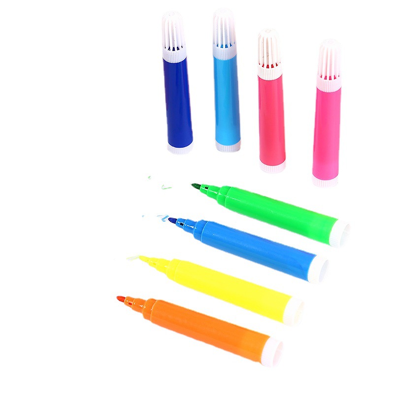 La producción de la fábrica 36 color niños acuarela pluma al por mayor estudiantes de la escuela primaria arte pintura cepillo papelería traje acuarela pluma