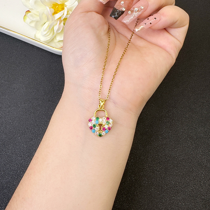 Collar de oro de arena vietnamita, diseño de moda, incrustaciones de diamantes, amor, pendientes femeninos, personalidad durante mucho tiempo, fuente de joyería