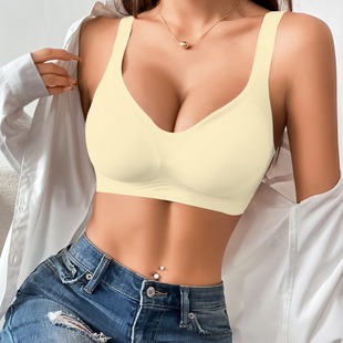 Europe and the United States cross-border explosions without rims underwear bra temushein Amazon with in stock factory outlets