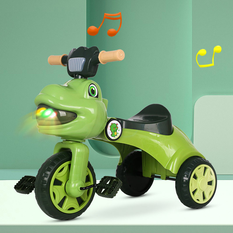 Triciclo de Dinosaurio para Niños de 1 a 3 Años de Plástico A Pedales image 7