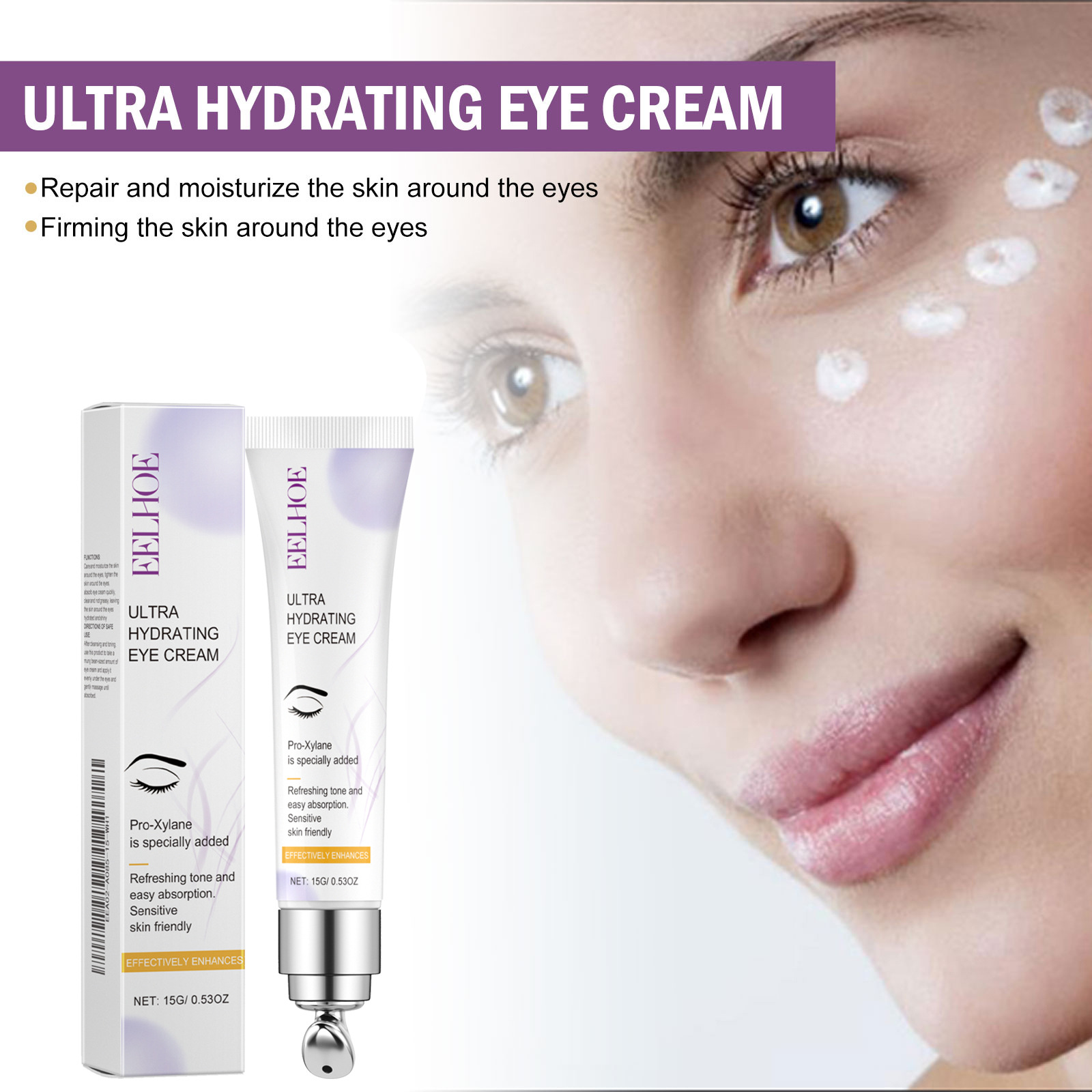 Eelhoe Moisturizing Eye Cream Daily Moisturizing Eye Cream for Soft and Hydrated Skin Around the Eyes