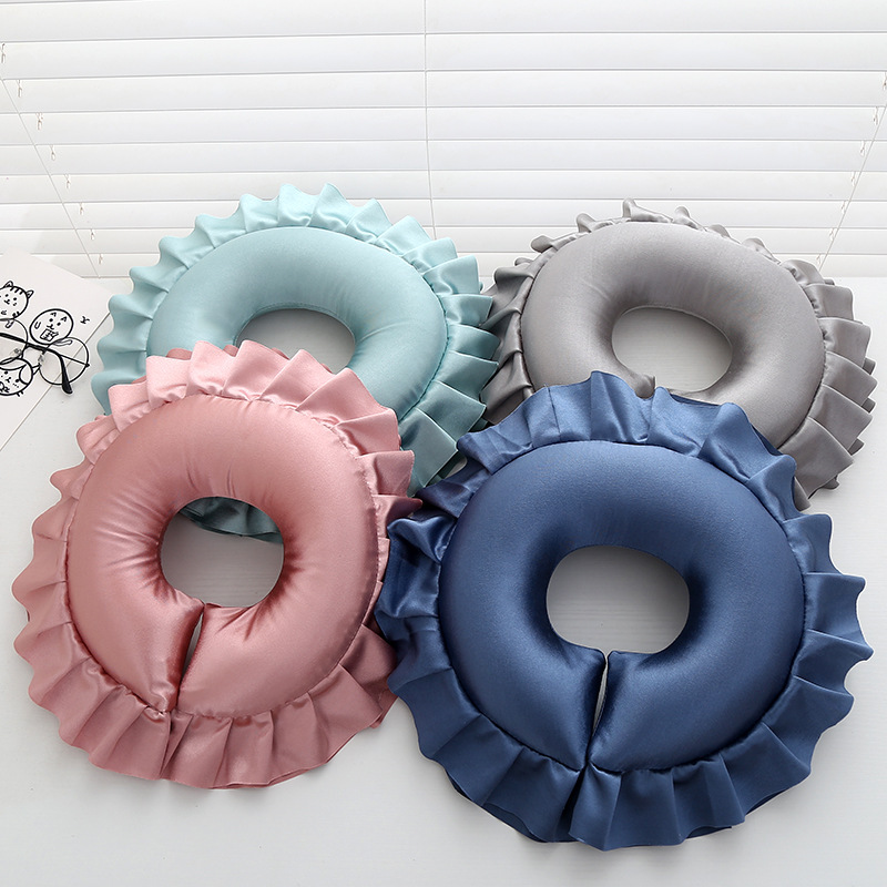 U-Shaped Pillow for Beauty Salon, Beauty Bed Pillow, Massage Bed Face Hole Cushion, Beauty Lying Pillow, Cervical Neck Support, Portable