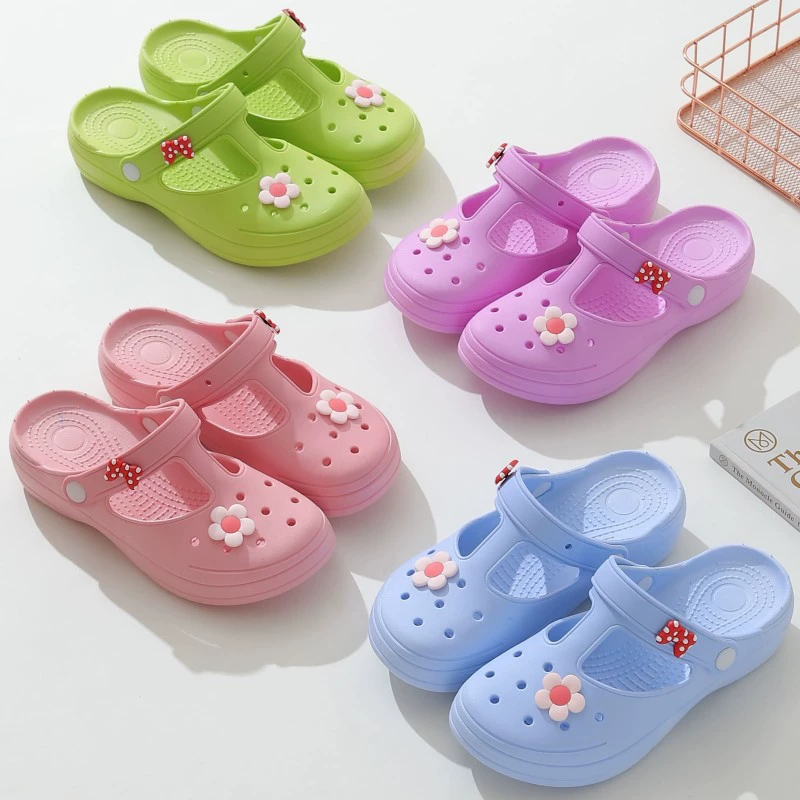 Новые онлайн-туфли со знаменитостями, женская верхняя одежда, дышащие сандалии без шнуровки с закрытым носком, милые Мультяшные повседневные студенческие тапочки