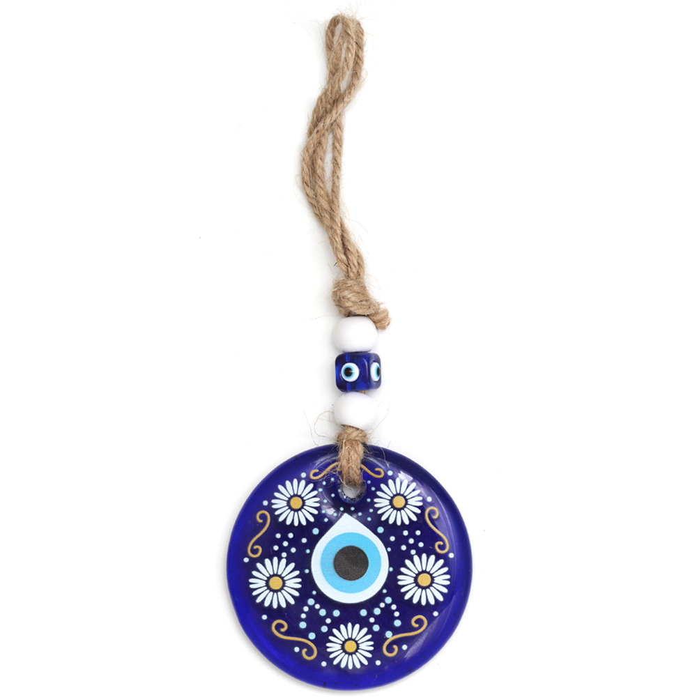 138g Weight Bag Pendant, Keychain Classification 1 Piece Quantity Holiday, Daily Occasion Glass Material Devil's Eye Pattern Unisex Gender Retro, Classic Style Style Retro Classic Style Devil's Eye Glass Unisex Bag Pendant Keychain 29