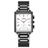 Square watch, fashionable trend dial, Korean style, simple and elegant design, bright catchy style