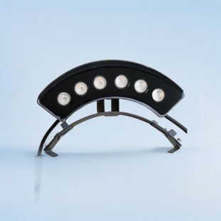 2025 Huichang Lighting Factory Direct Sales Thick Material Tile Lamp 6W Low Voltage 24V Waterproof Corrugated Lamp Tile Hook Moon Lamp
