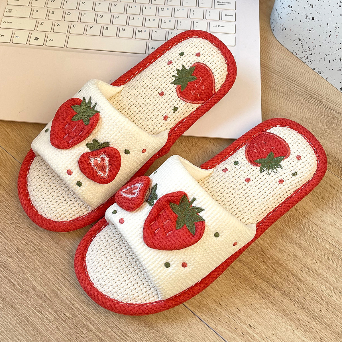 빨간 딸기-TPR 두꺼운 바닥