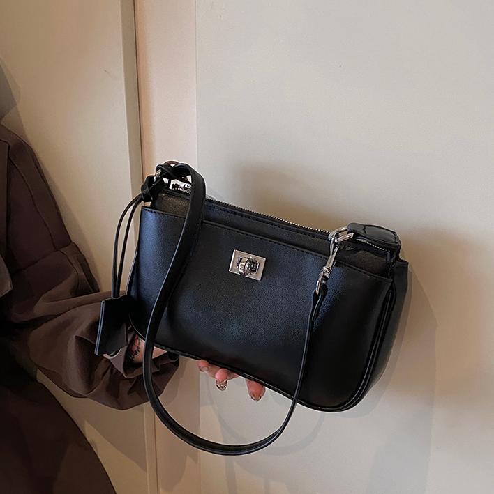 Moda coreana bolso pequeño para mujeres 2024 nuevo estilo de alta calidad bolso de hombro universal bolso de invierno nicho de diseño simple bolso de mujer