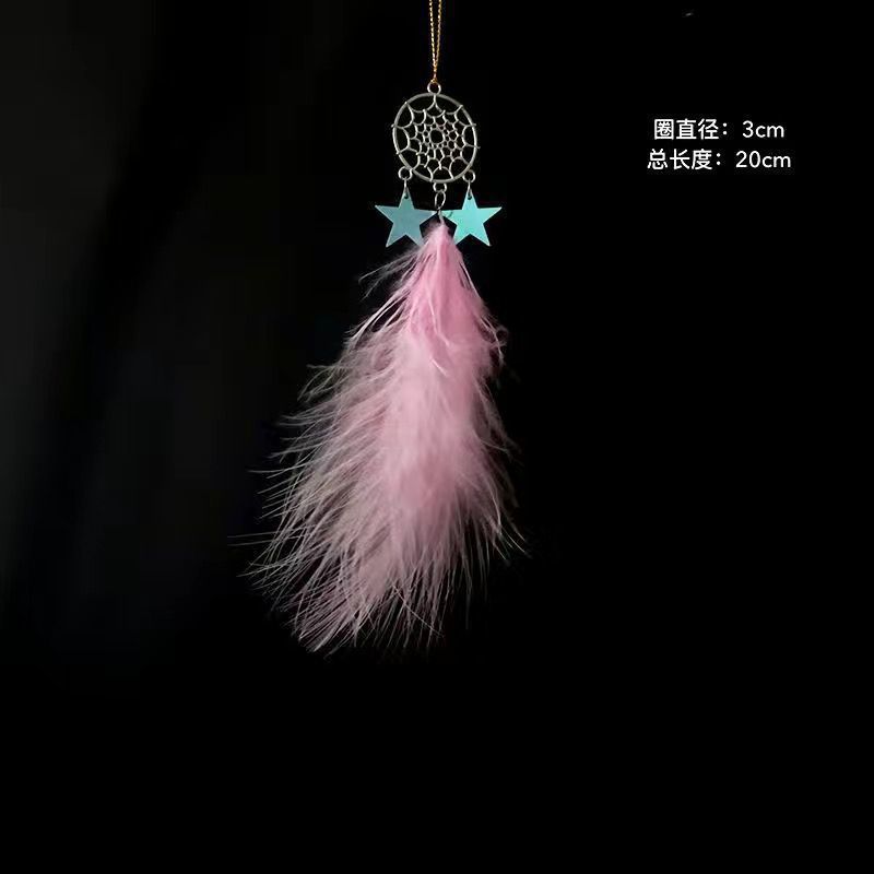 El departamento de Indiana Dreamcatcher, dormitorio, campana de viento colgante, corazón de niña, regalo de cumpleaños para chicas.