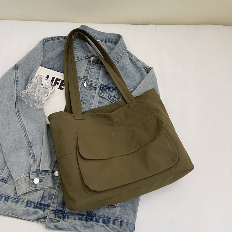 Nuevo japonés ligero simple bolso de hombro de mujer versátil bolso de mano bolso de viaje bolso de estudiante bolso de mano