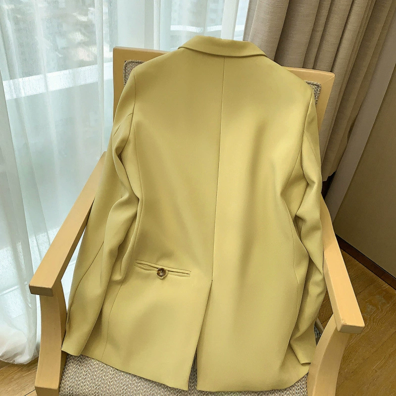 2025 Весна-Осень Новый Костюмный Пиджак Женский Пиджак Женский Весенне-Осенний Маленький Корейский Стиль Свободный Уличный Повседневный