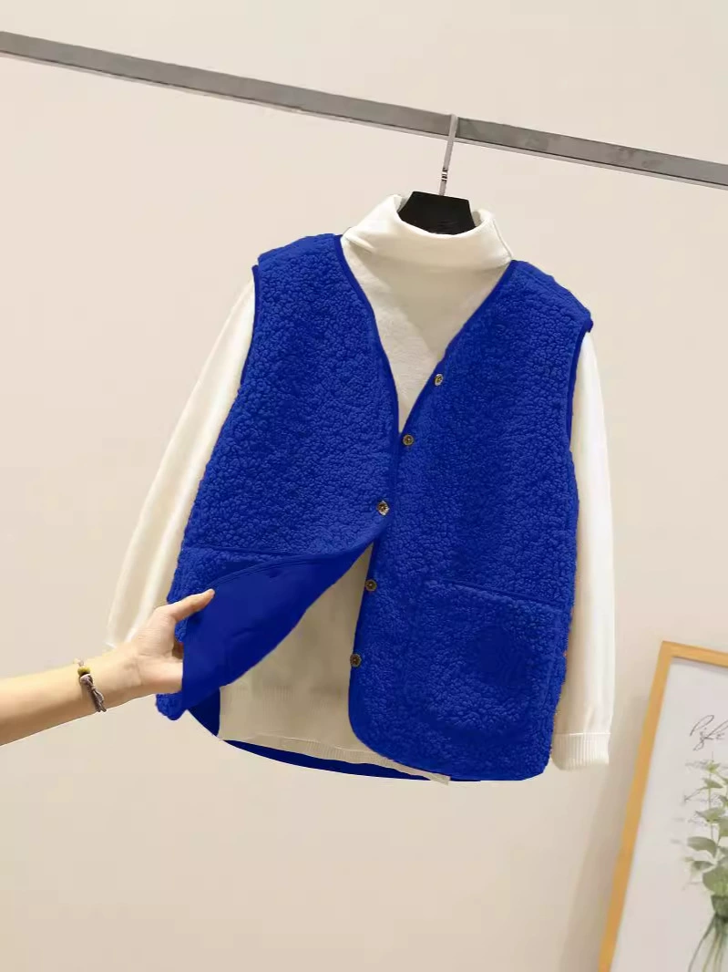 Зимний короткий жилет, куртка, корейский стиль, свободный крой
