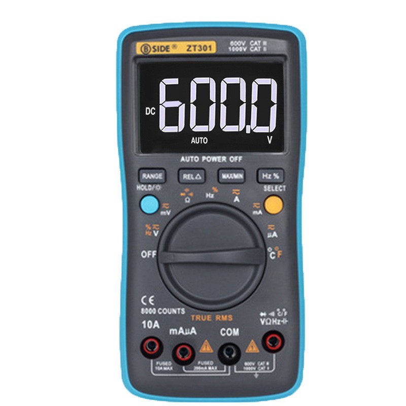BSIDE ZT301万用表数字高精度小型自动量程电工便携式数字表