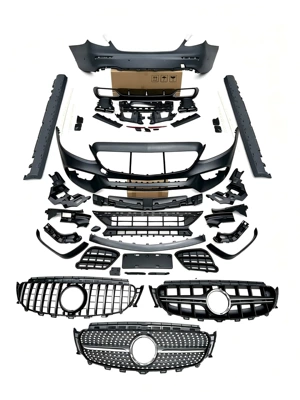kit with front and rear bumpers, Big Surrounded - e63-front-and-rear-side-set