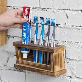 浴室牙膏牙刷收纳架墙面挂壁式安装浴室洗漱用品酒店民宿专用收纳