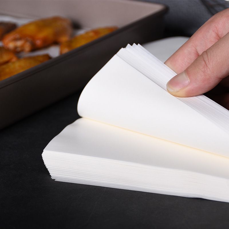 加厚圓形燒烤用紙上烤肉不粘家用吸油烘焙墊紙蛋糕烤箱硅油烤盤紙