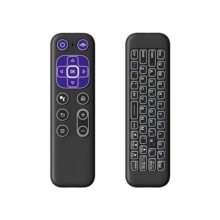 T6 蓝牙飞鼠 2.4g语音遥控器无线迷你键盘 多功能红外学习 带体感