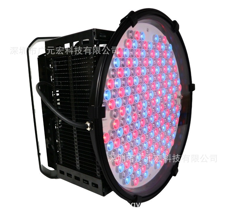 800投光灯500WRGBW远程投射无频闪圆形1000w投光灯七彩dmx512无线|ru