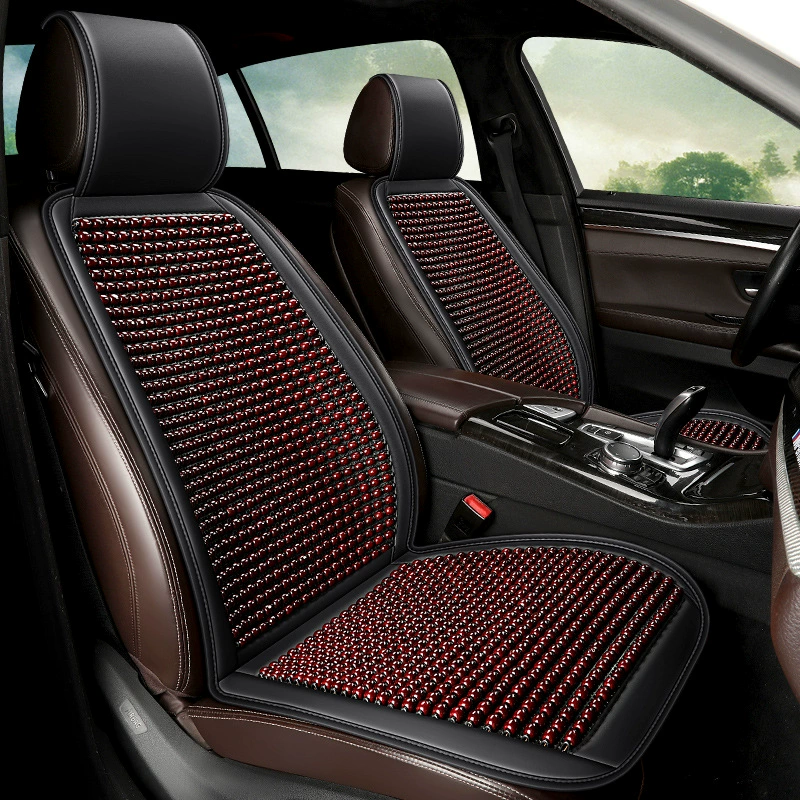 Фабрика прямых продаж летний прохладный коврик один кусок деревянного бисера автомобильная подушка сиденья грузовик летом вентиляция и дышащий бисер сиденье коврик