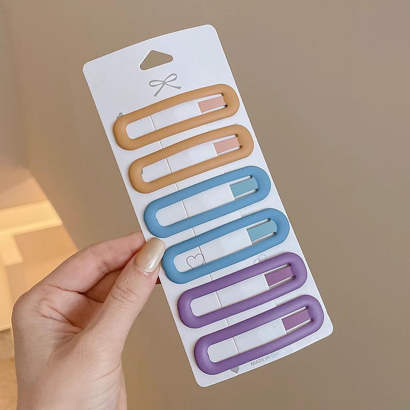 Pinza bb de color dopamina para niños cabello roto estrella de cinco puntas horquilla para niñas que no lastima el cabello, pinza para el cabello con flequillo para bebés, accesorios para el cabello lindos