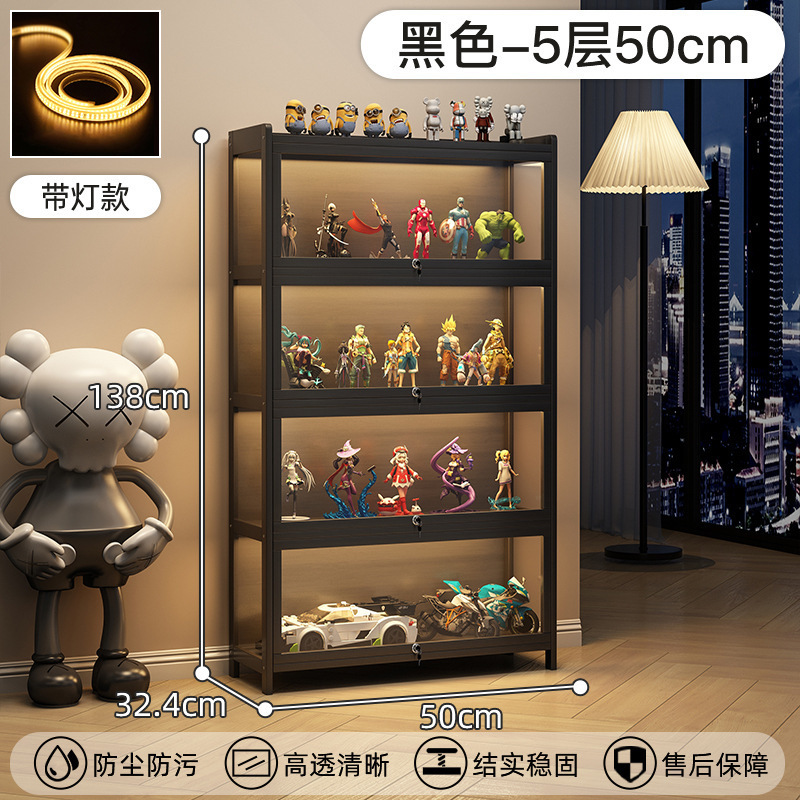 ロック可能なアクリルフィギュアディスプレイキャビネット、透明防塵ディスプレイスタンド、レゴブラインドボックス装飾品モデル収納キャビネット|undefined