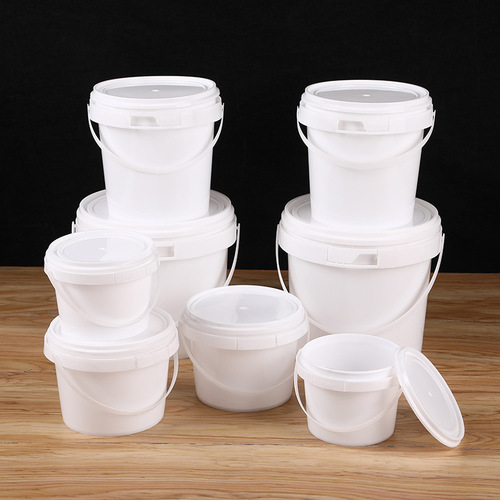 Transparent plastic barrel, 1 liter environmentally friendly laundry beads portable barrel, sealed packaging barrel, crystal mud packaging barrel
